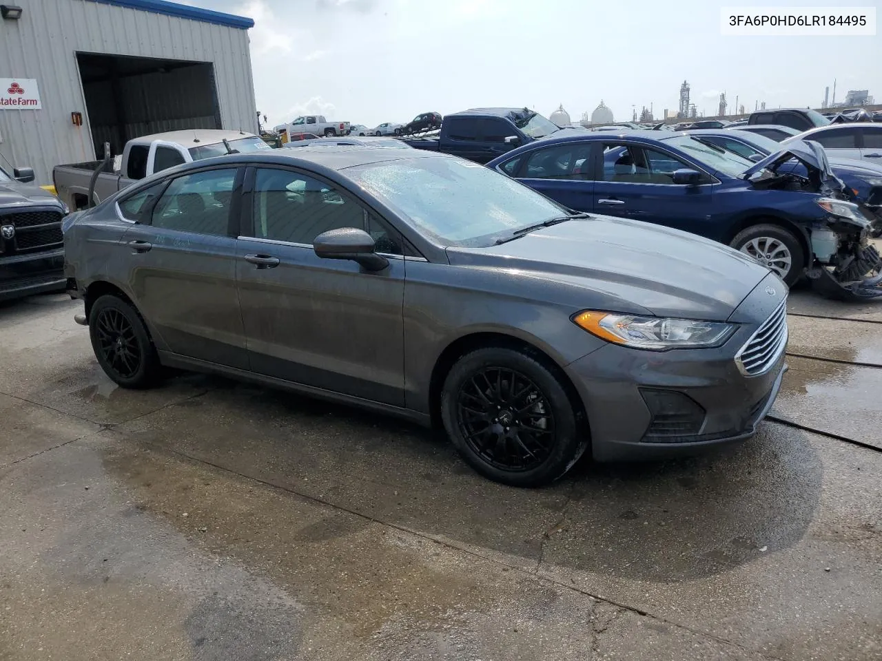 2020 Ford Fusion Se VIN: 3FA6P0HD6LR184495 Lot: 58668904