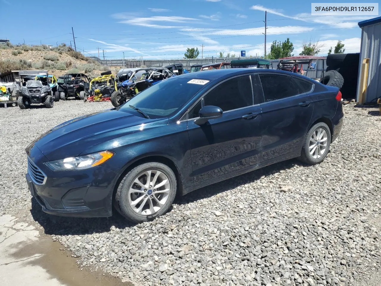 2020 Ford Fusion Se VIN: 3FA6P0HD9LR112657 Lot: 58733984