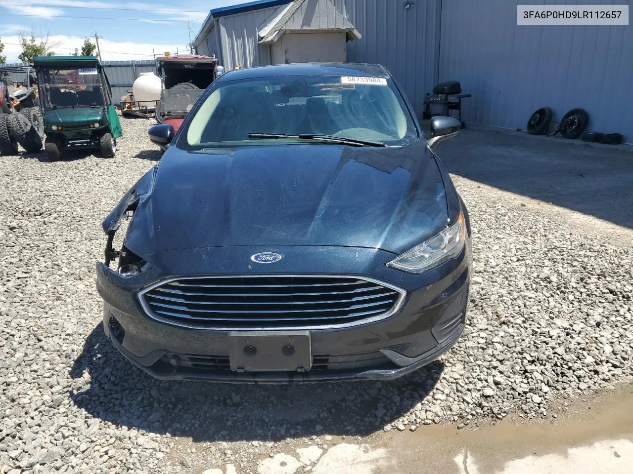 2020 Ford Fusion Se VIN: 3FA6P0HD9LR112657 Lot: 58733984