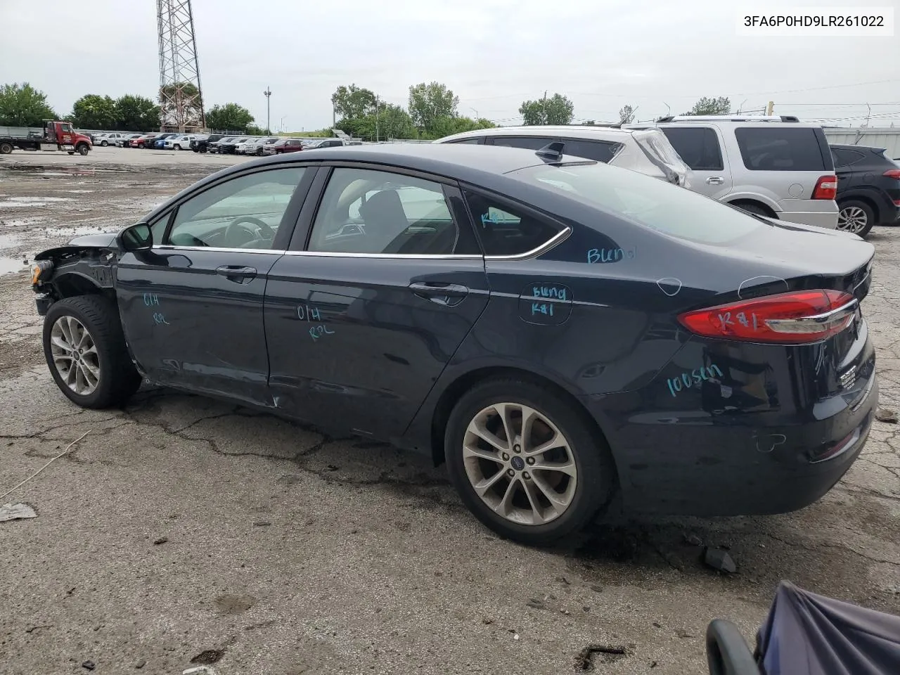 3FA6P0HD9LR261022 2020 Ford Fusion Se