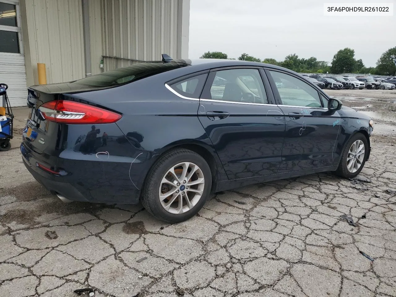 2020 Ford Fusion Se VIN: 3FA6P0HD9LR261022 Lot: 59506414