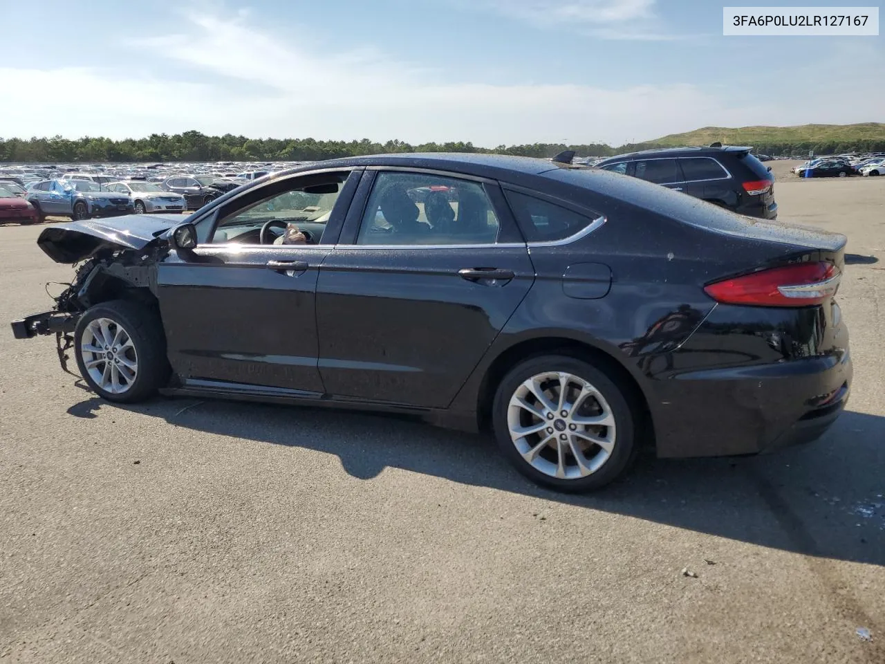 2020 Ford Fusion Se VIN: 3FA6P0LU2LR127167 Lot: 59852624