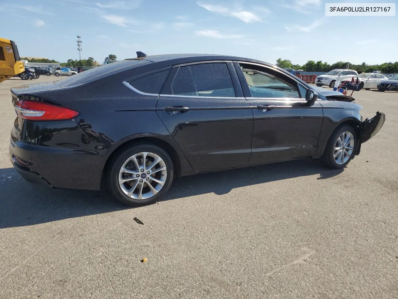 2020 Ford Fusion Se VIN: 3FA6P0LU2LR127167 Lot: 59852624