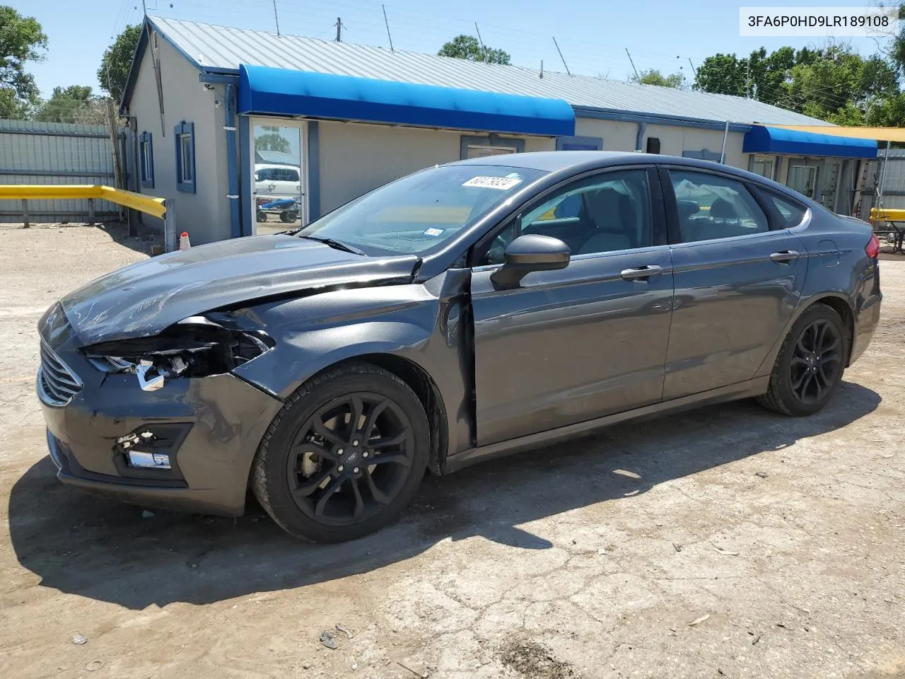 2020 Ford Fusion Se VIN: 3FA6P0HD9LR189108 Lot: 60479324