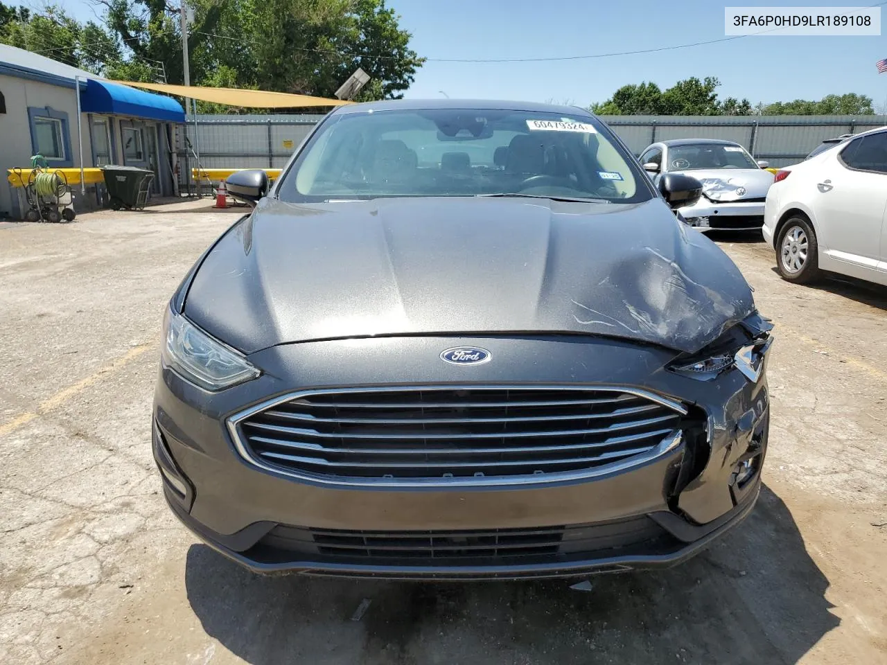 2020 Ford Fusion Se VIN: 3FA6P0HD9LR189108 Lot: 60479324