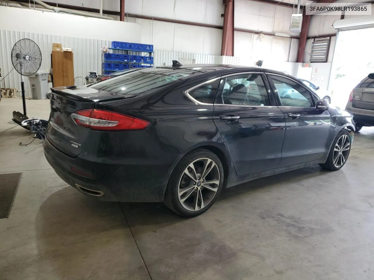 2020 Ford Fusion Titanium VIN: 3FA6P0K98LR193865 Lot: 61039614