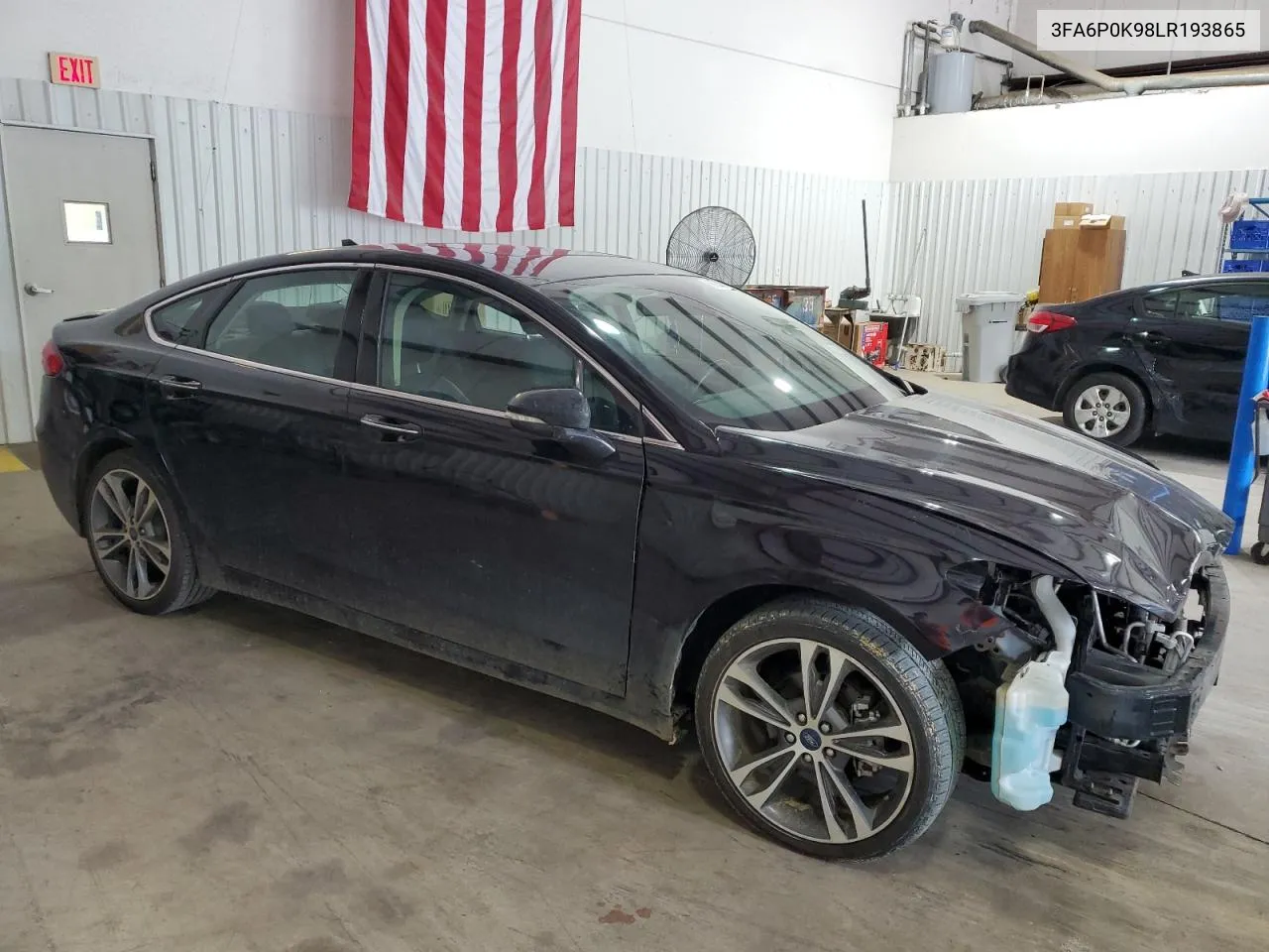 2020 Ford Fusion Titanium VIN: 3FA6P0K98LR193865 Lot: 61039614