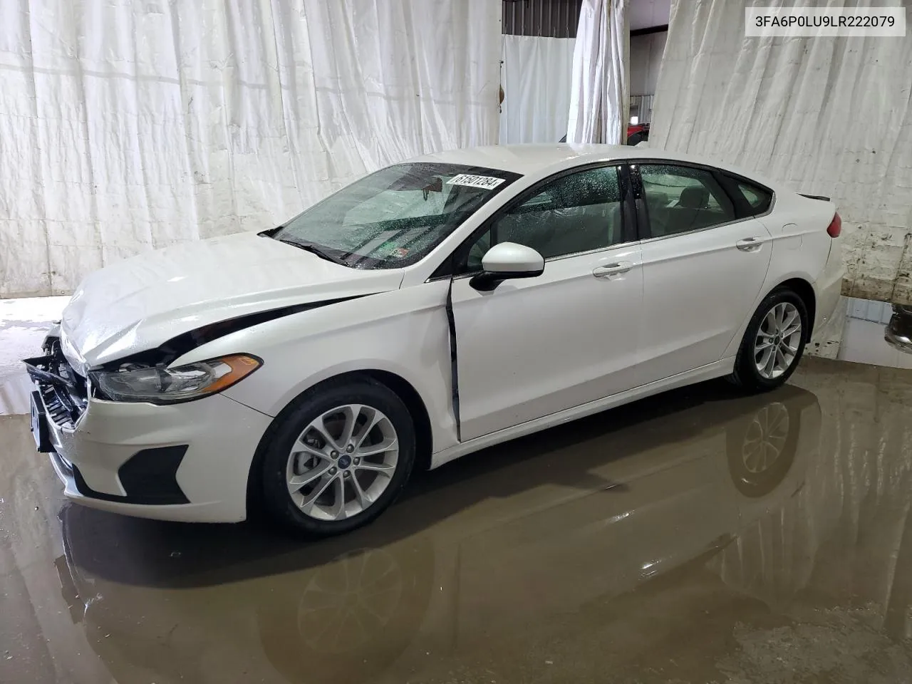 2020 Ford Fusion Se VIN: 3FA6P0LU9LR222079 Lot: 61501284