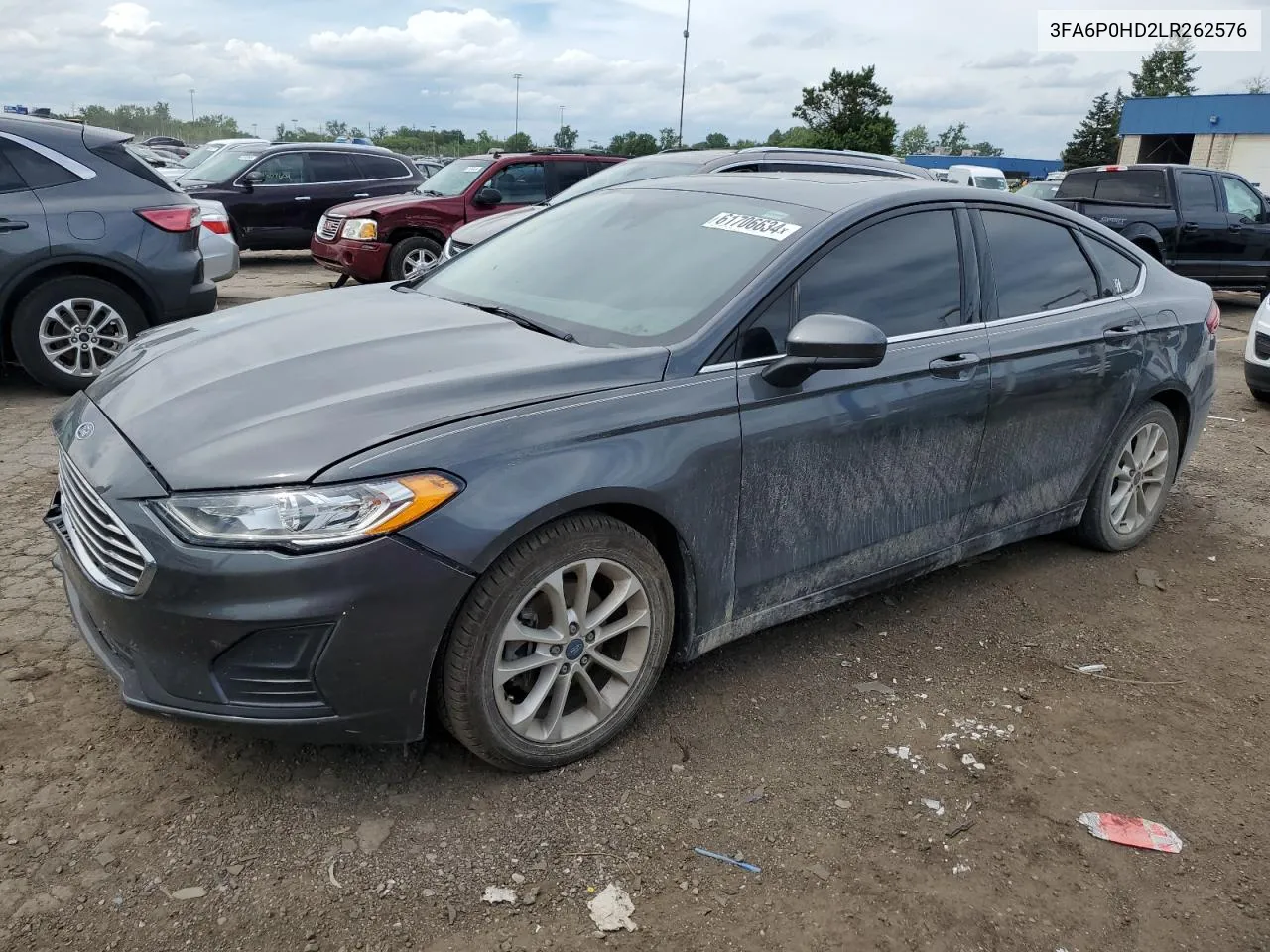 3FA6P0HD2LR262576 2020 Ford Fusion Se