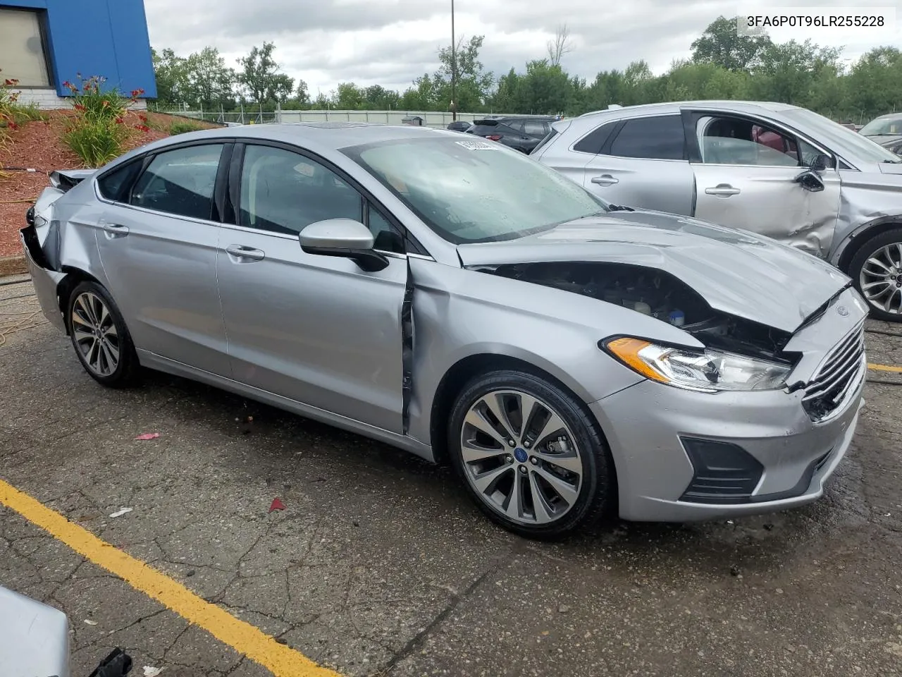 2020 Ford Fusion Se VIN: 3FA6P0T96LR255228 Lot: 61850204