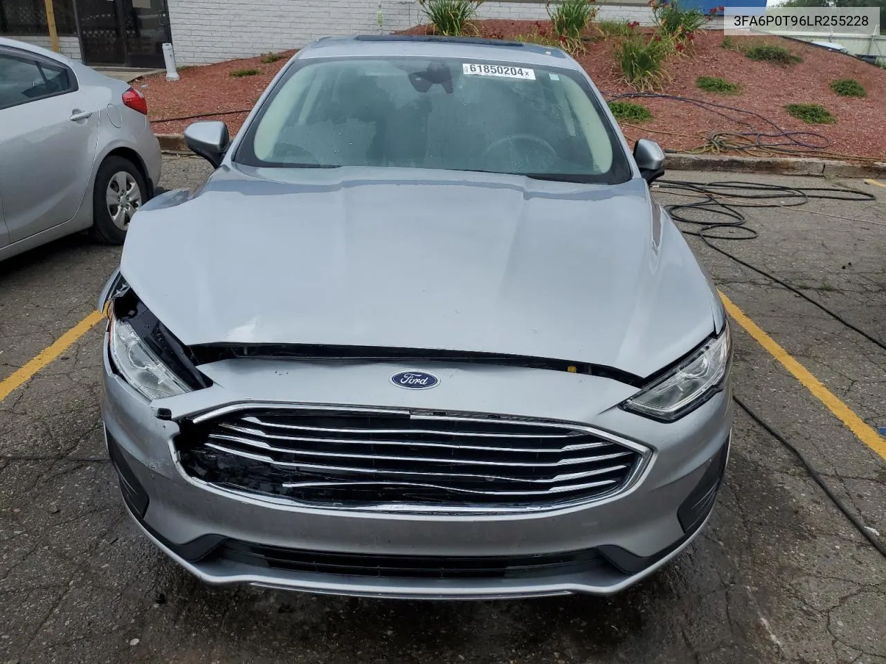 2020 Ford Fusion Se VIN: 3FA6P0T96LR255228 Lot: 61850204