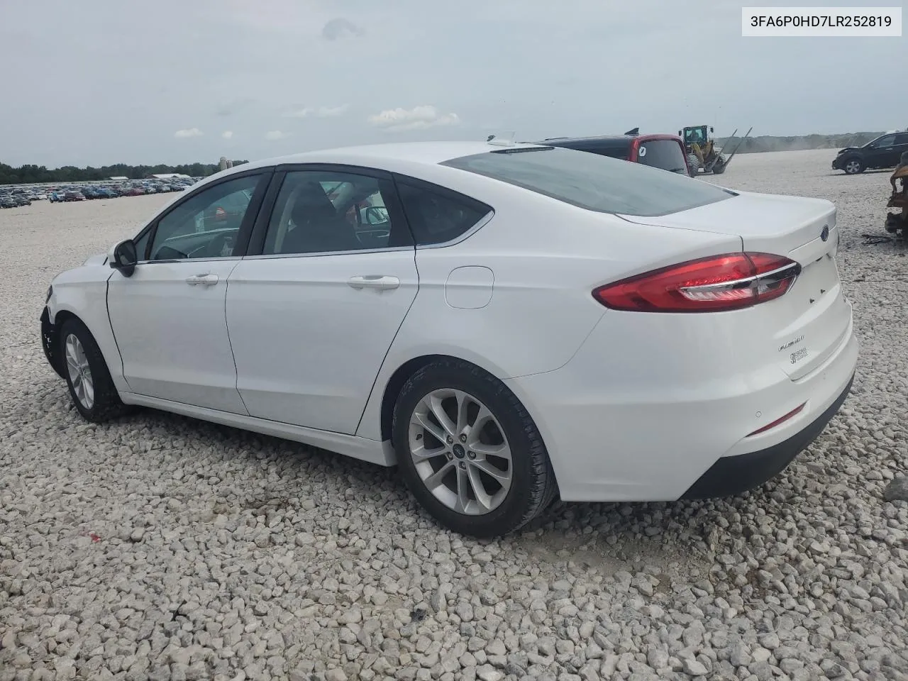 2020 Ford Fusion Se VIN: 3FA6P0HD7LR252819 Lot: 62526394