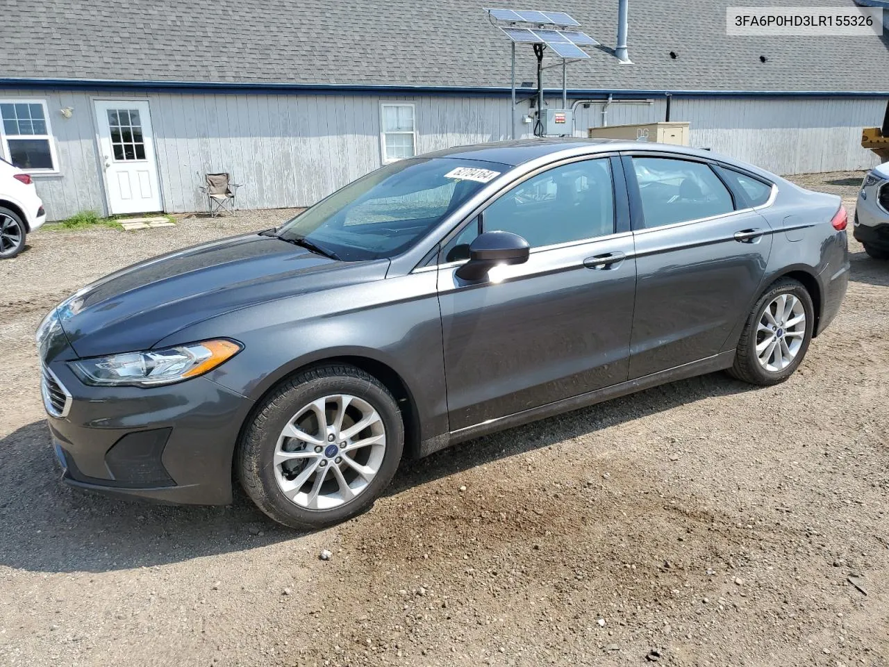 2020 Ford Fusion Se VIN: 3FA6P0HD3LR155326 Lot: 62704164