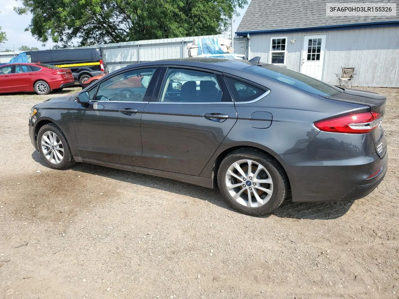 2020 Ford Fusion Se VIN: 3FA6P0HD3LR155326 Lot: 62704164