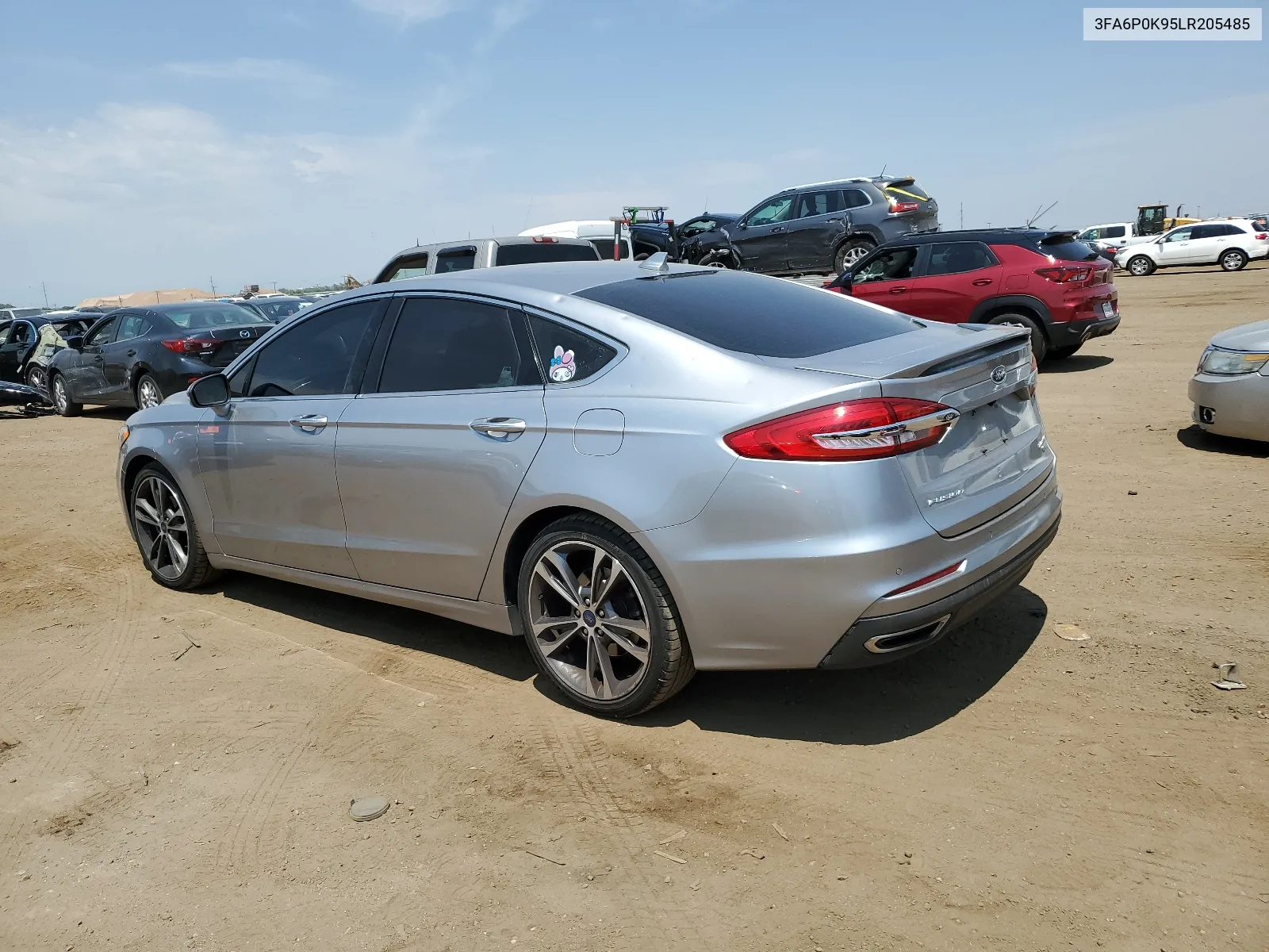 2020 Ford Fusion Titanium VIN: 3FA6P0K95LR205485 Lot: 63089604