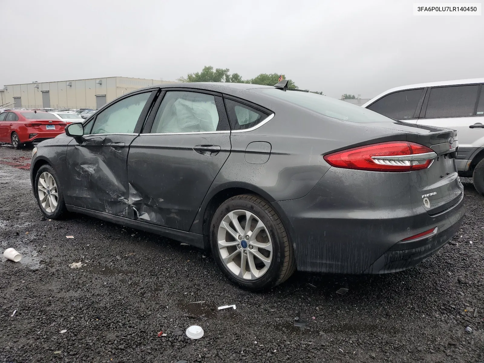 2020 Ford Fusion Se VIN: 3FA6P0LU7LR140450 Lot: 63467264