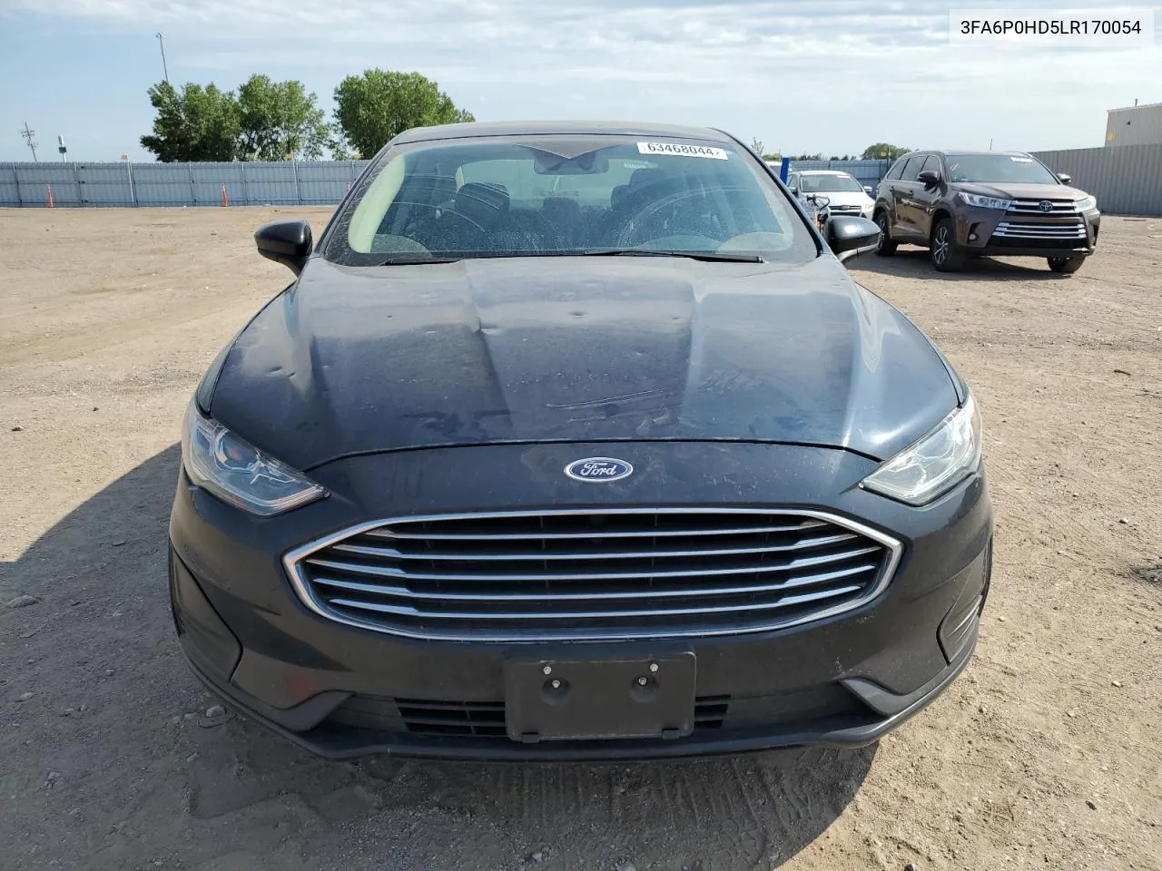 2020 Ford Fusion Se VIN: 3FA6P0HD5LR170054 Lot: 63468044