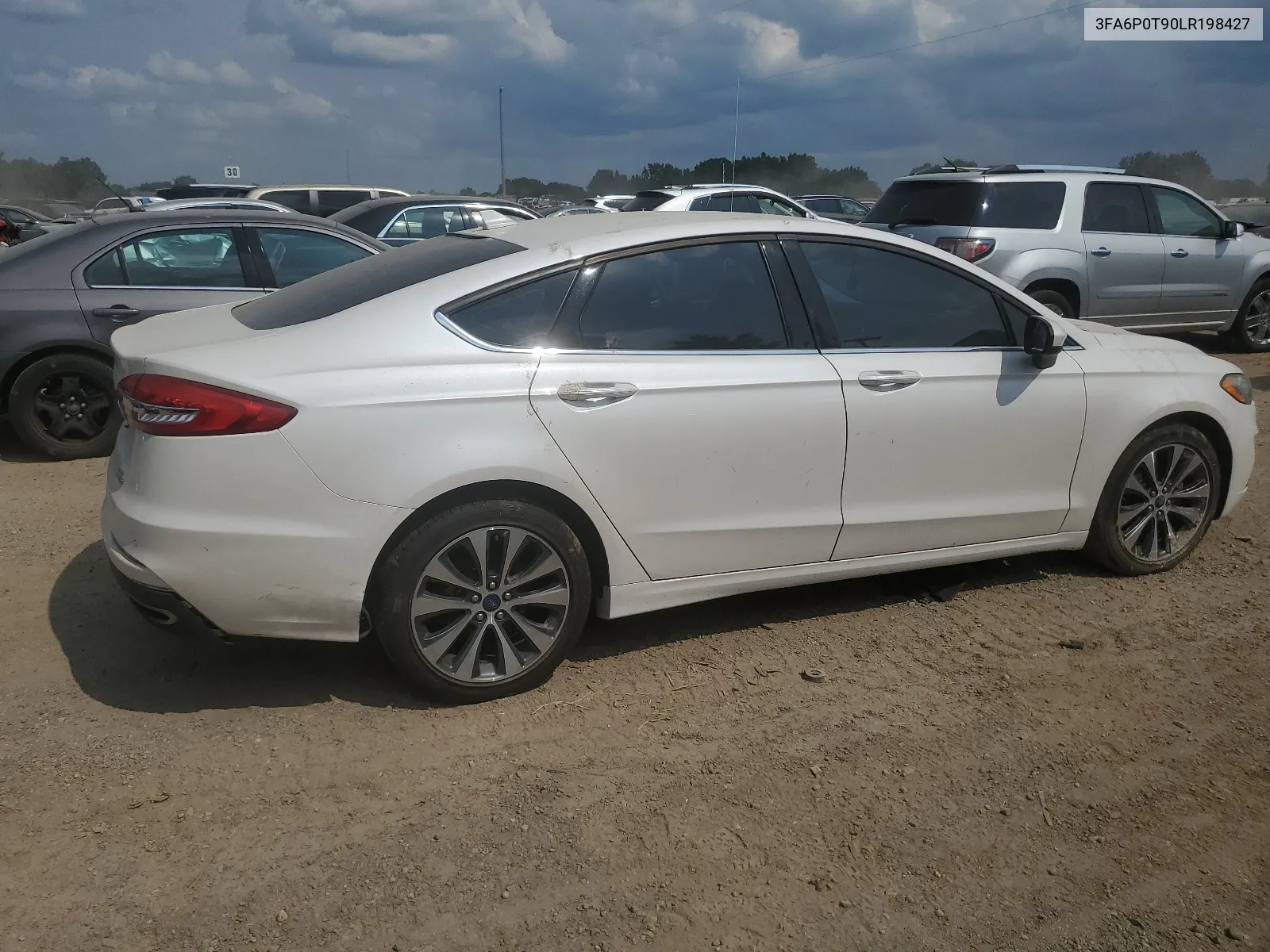 2020 Ford Fusion Se VIN: 3FA6P0T90LR198427 Lot: 63647934