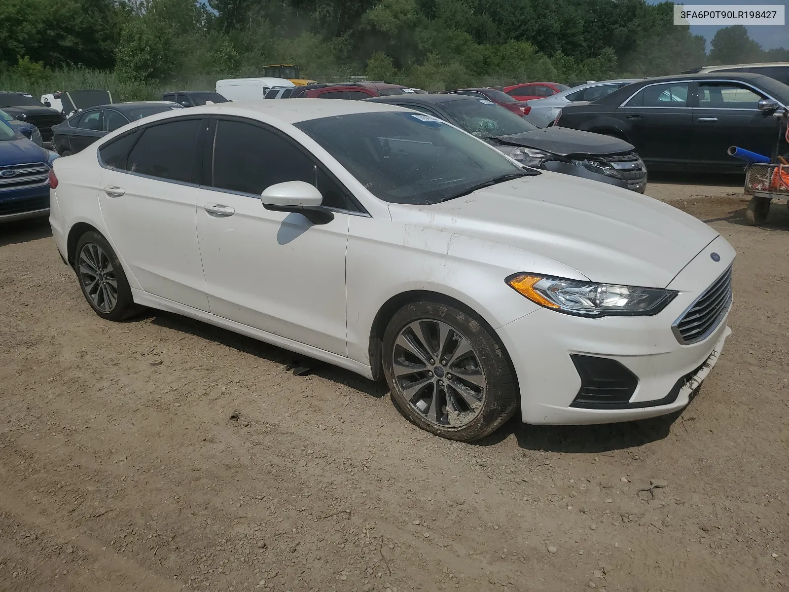 2020 Ford Fusion Se VIN: 3FA6P0T90LR198427 Lot: 63647934