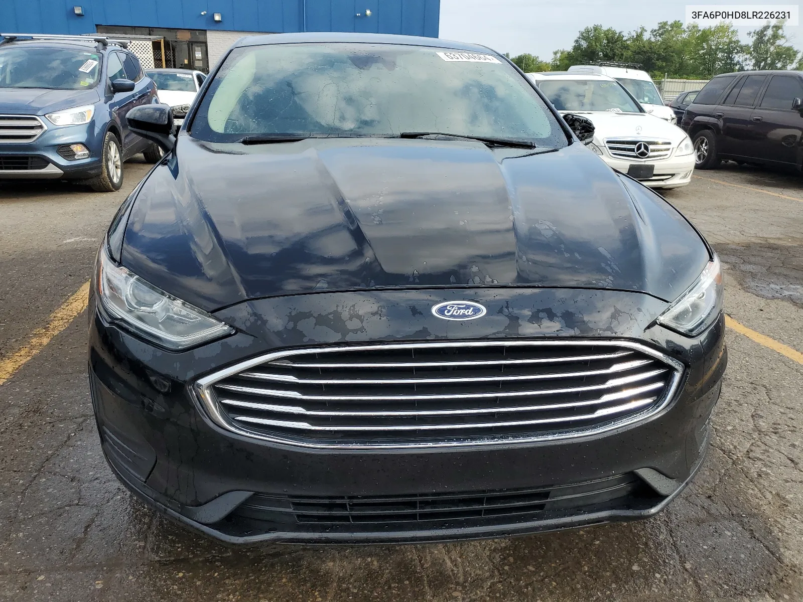 2020 Ford Fusion Se VIN: 3FA6P0HD8LR226231 Lot: 63704664