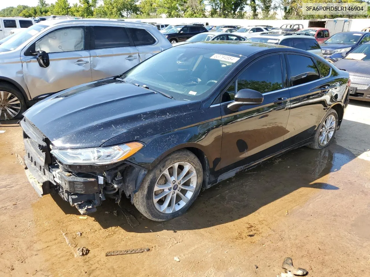 2020 Ford Fusion Se VIN: 3FA6P0HD5LR146904 Lot: 63794884