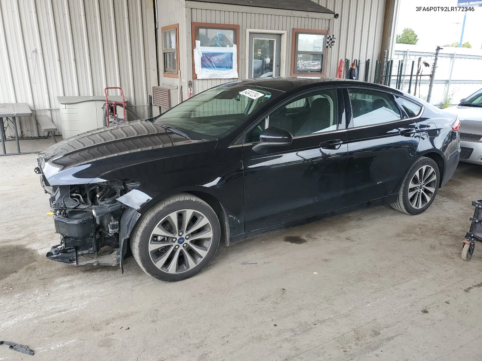 2020 Ford Fusion Se VIN: 3FA6P0T92LR172346 Lot: 64041234