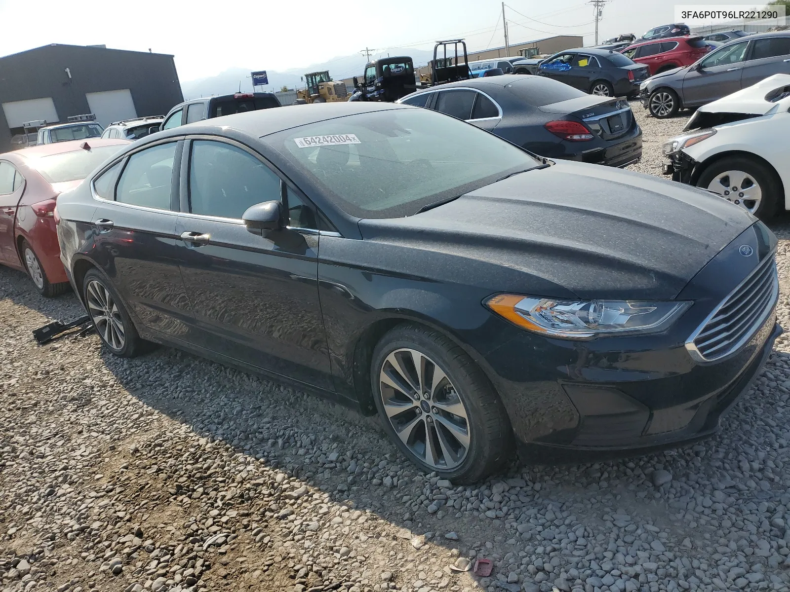 2020 Ford Fusion Se VIN: 3FA6P0T96LR221290 Lot: 64242004