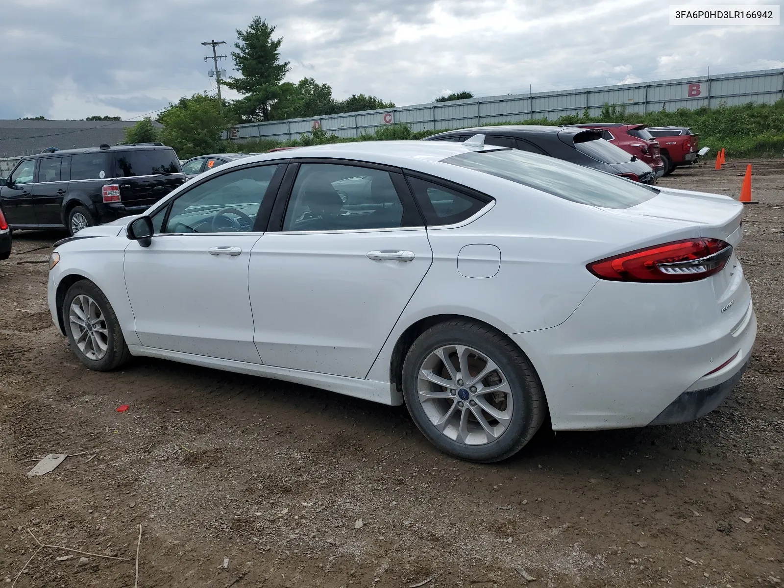 3FA6P0HD3LR166942 2020 Ford Fusion Se