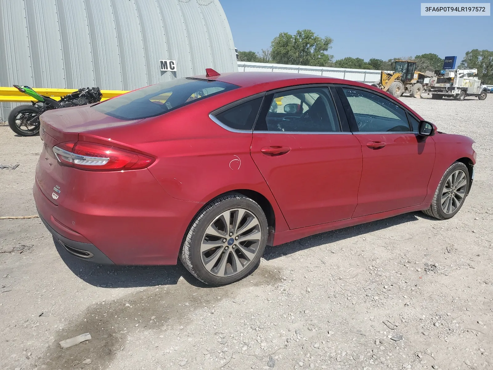 2020 Ford Fusion Se VIN: 3FA6P0T94LR197572 Lot: 64553904