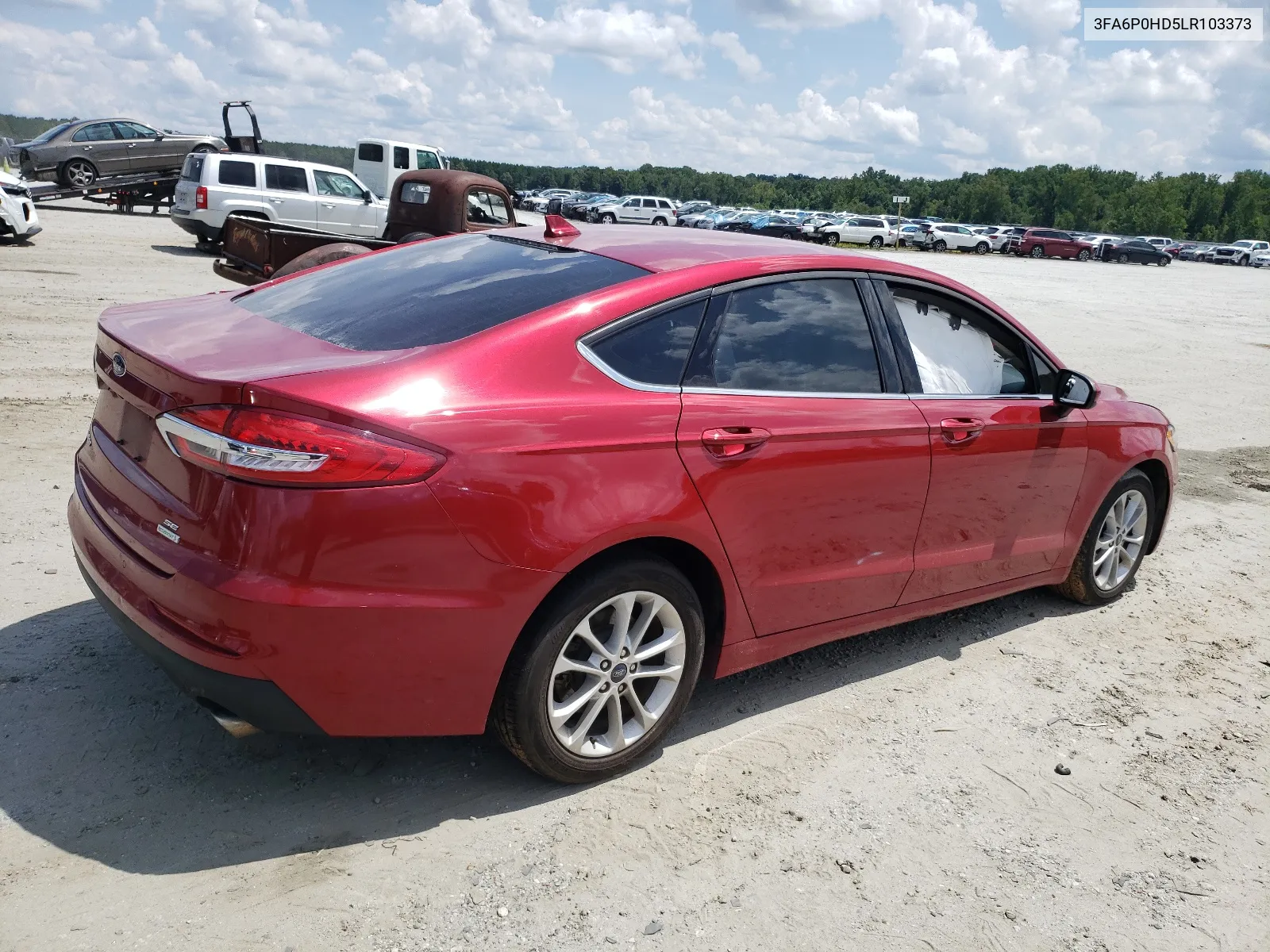 2020 Ford Fusion Se VIN: 3FA6P0HD5LR103373 Lot: 64580484