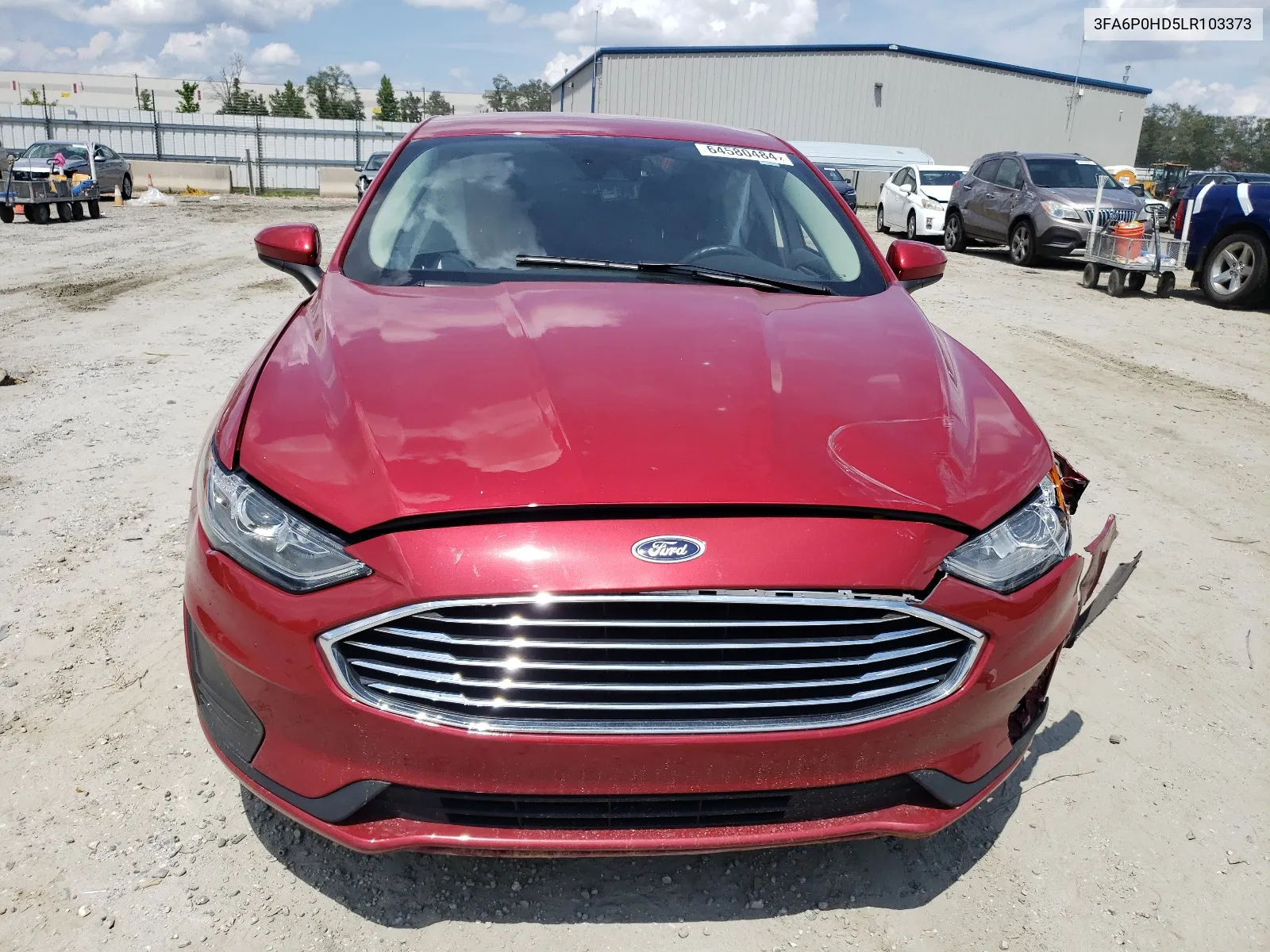 2020 Ford Fusion Se VIN: 3FA6P0HD5LR103373 Lot: 64580484