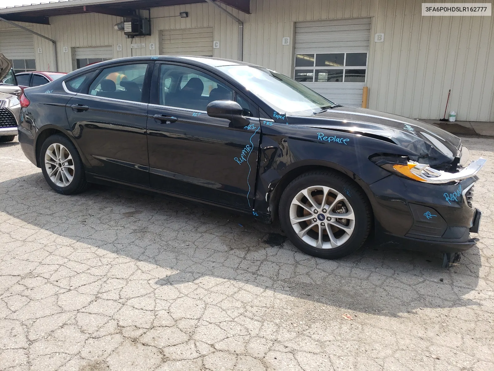 2020 Ford Fusion Se VIN: 3FA6P0HD5LR162777 Lot: 64810274