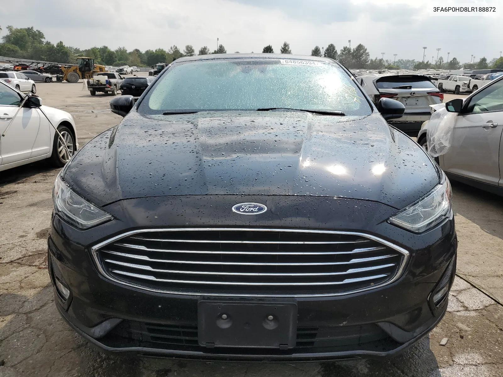 2020 Ford Fusion Se VIN: 3FA6P0HD8LR188872 Lot: 64856394