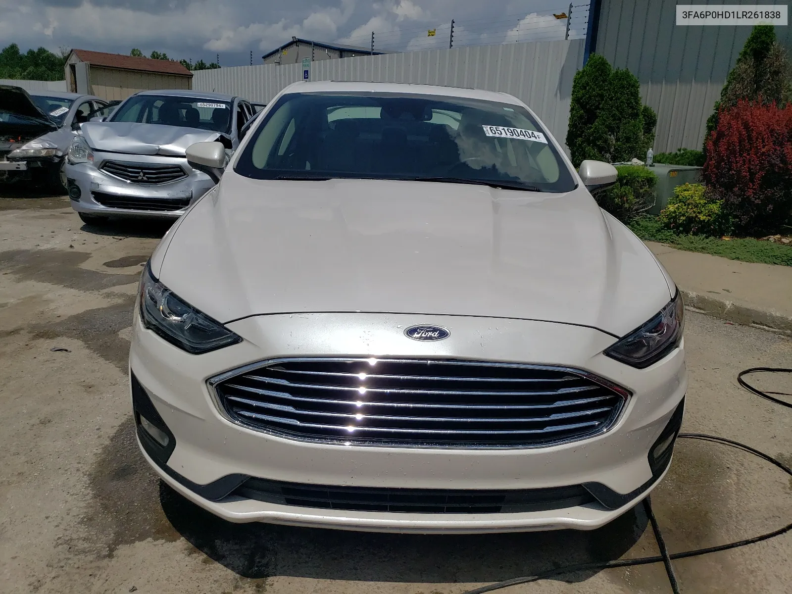 2020 Ford Fusion Se VIN: 3FA6P0HD1LR261838 Lot: 65190404