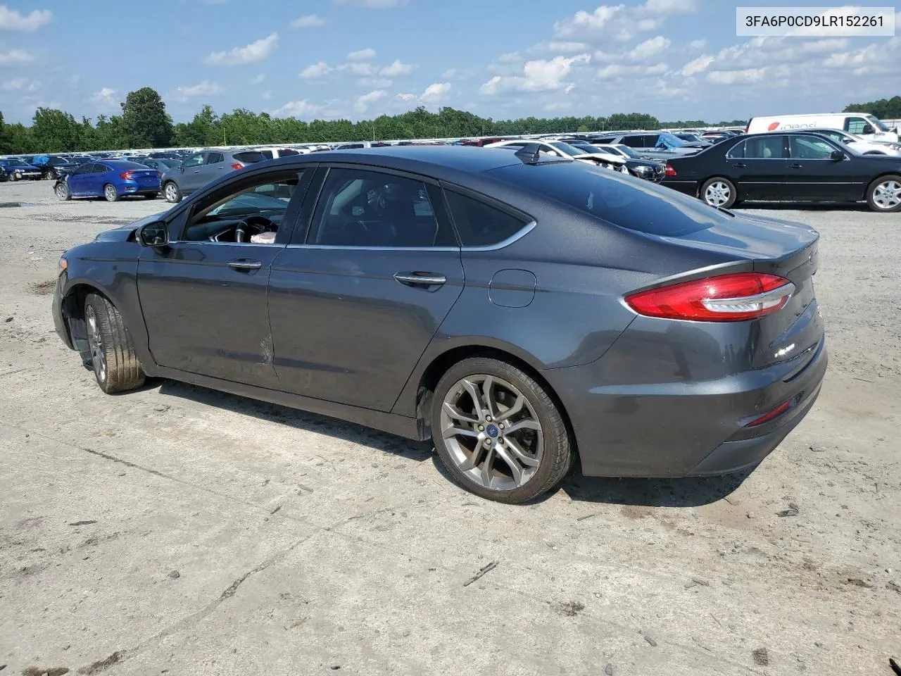 2020 Ford Fusion Sel VIN: 3FA6P0CD9LR152261 Lot: 65459884