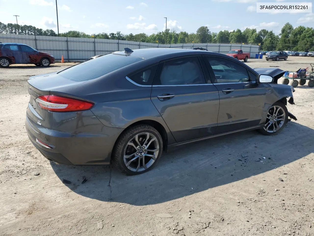 2020 Ford Fusion Sel VIN: 3FA6P0CD9LR152261 Lot: 65459884