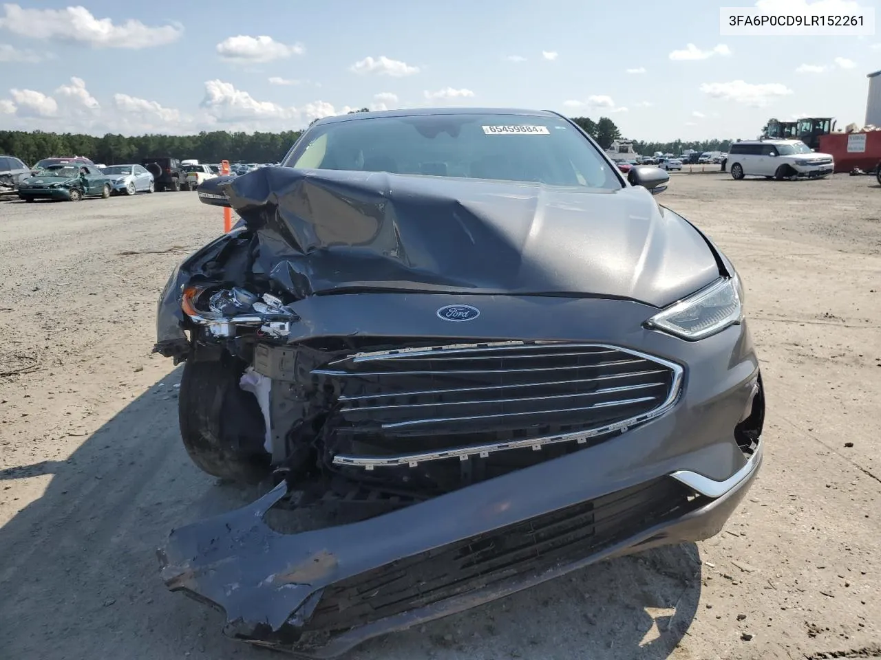 2020 Ford Fusion Sel VIN: 3FA6P0CD9LR152261 Lot: 65459884