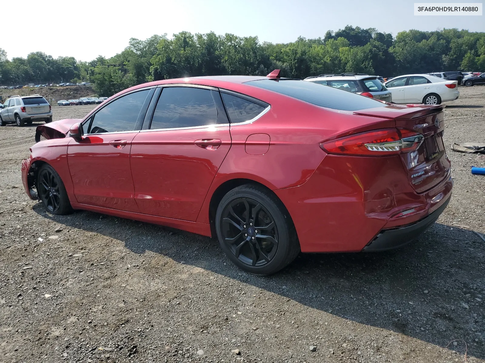 2020 Ford Fusion Se VIN: 3FA6P0HD9LR140880 Lot: 65528644