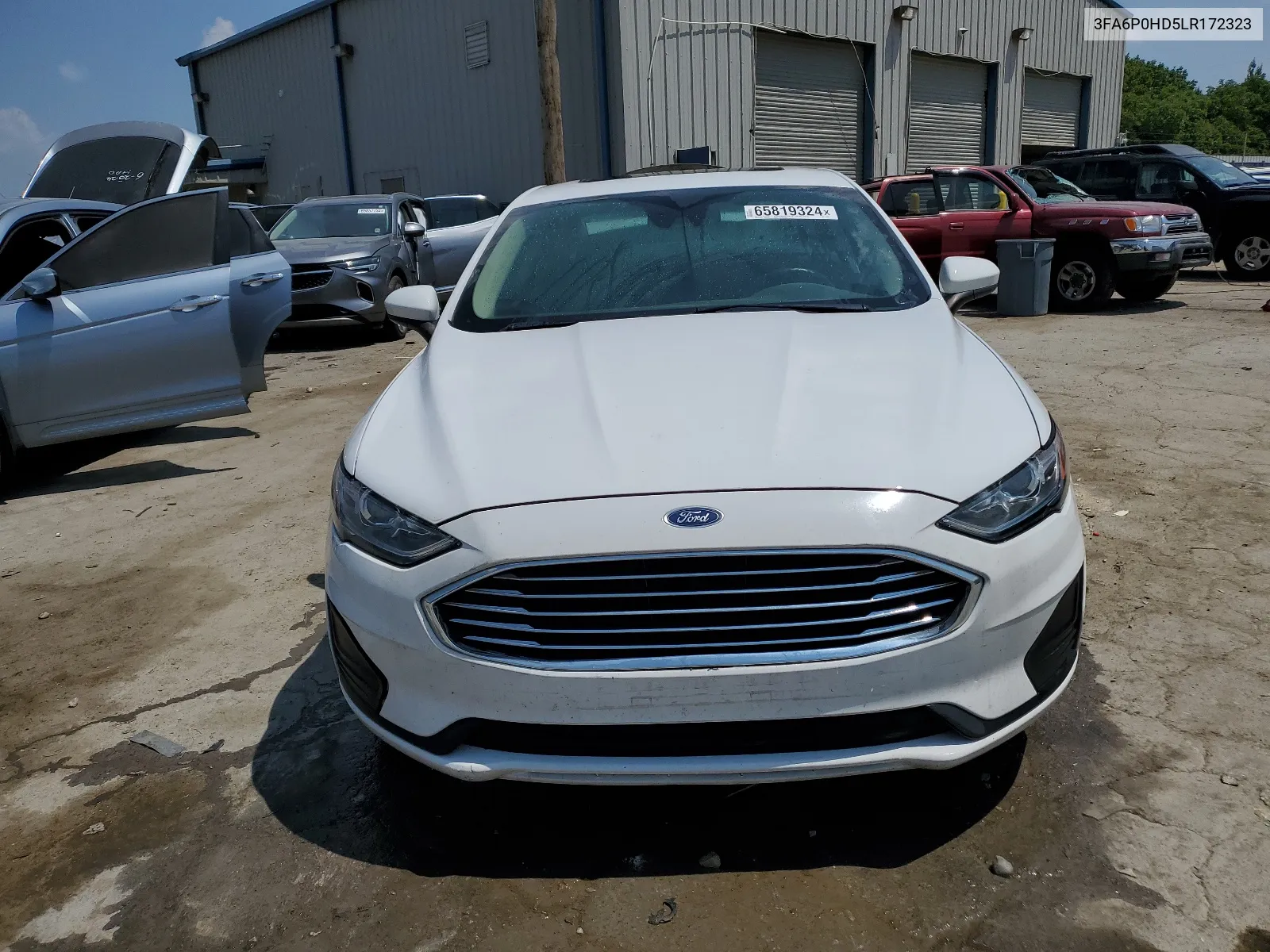 2020 Ford Fusion Se VIN: 3FA6P0HD5LR172323 Lot: 65819324