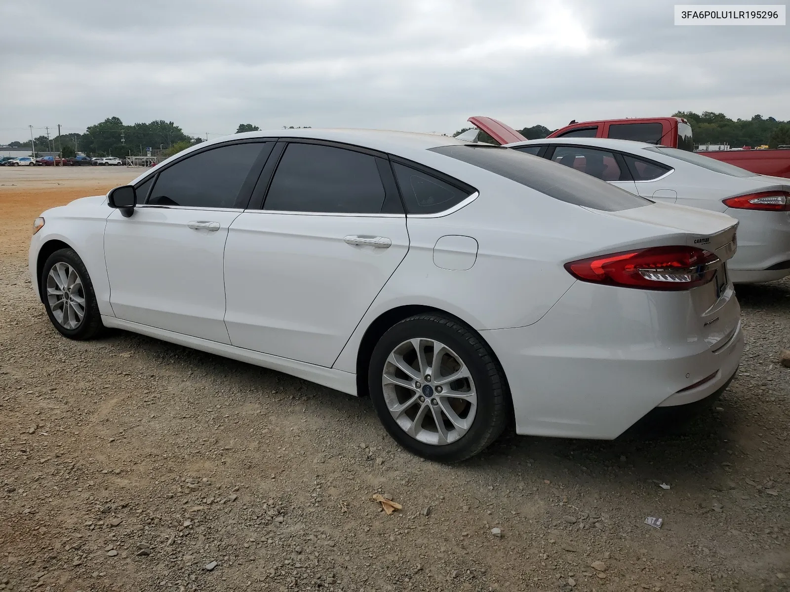 2020 Ford Fusion Se VIN: 3FA6P0LU1LR195296 Lot: 65863574