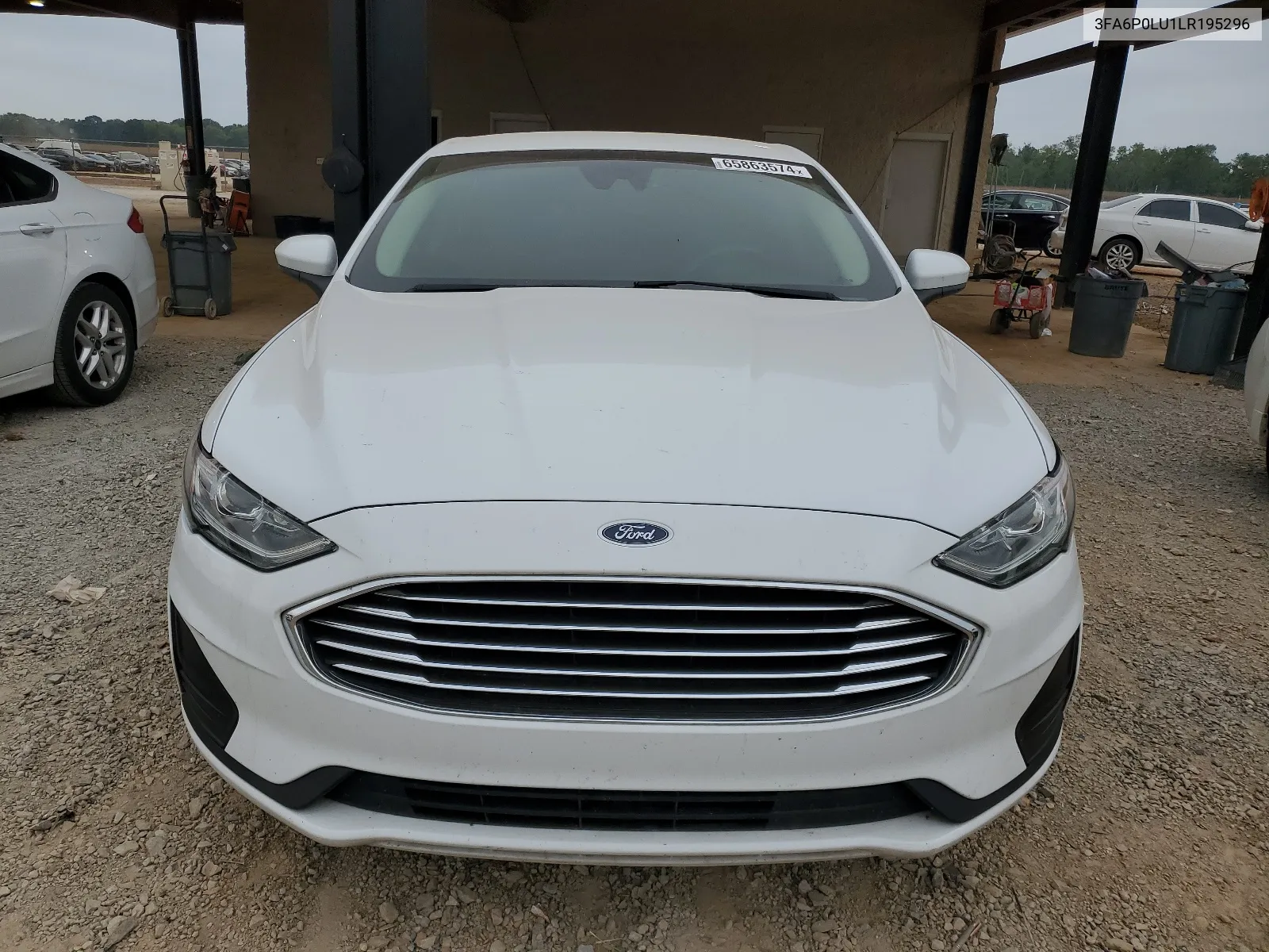 2020 Ford Fusion Se VIN: 3FA6P0LU1LR195296 Lot: 65863574