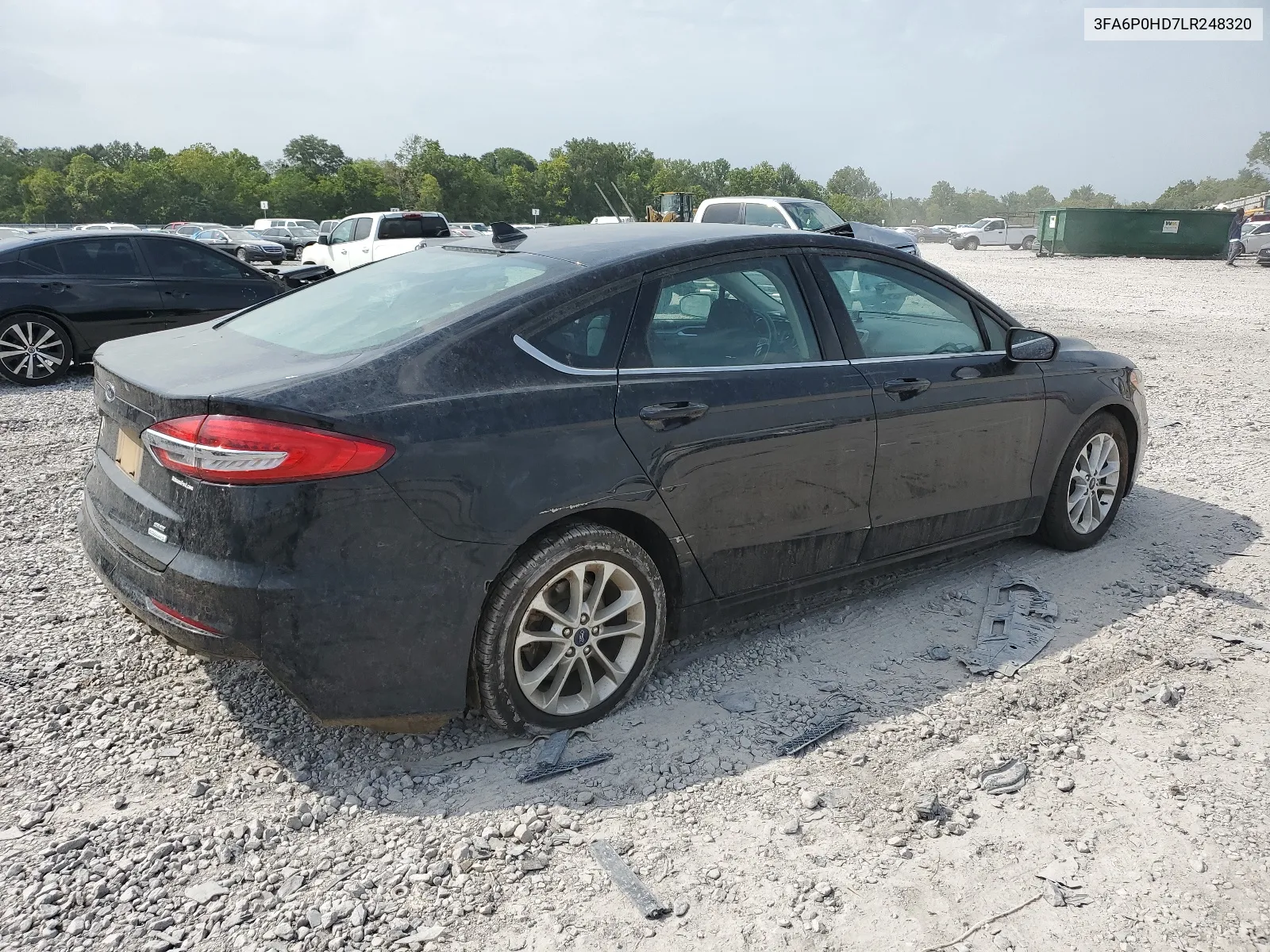 2020 Ford Fusion Se VIN: 3FA6P0HD7LR248320 Lot: 65942134