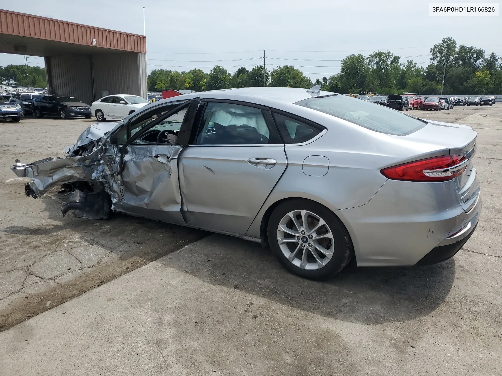 2020 Ford Fusion Se VIN: 3FA6P0HD1LR166826 Lot: 65962284