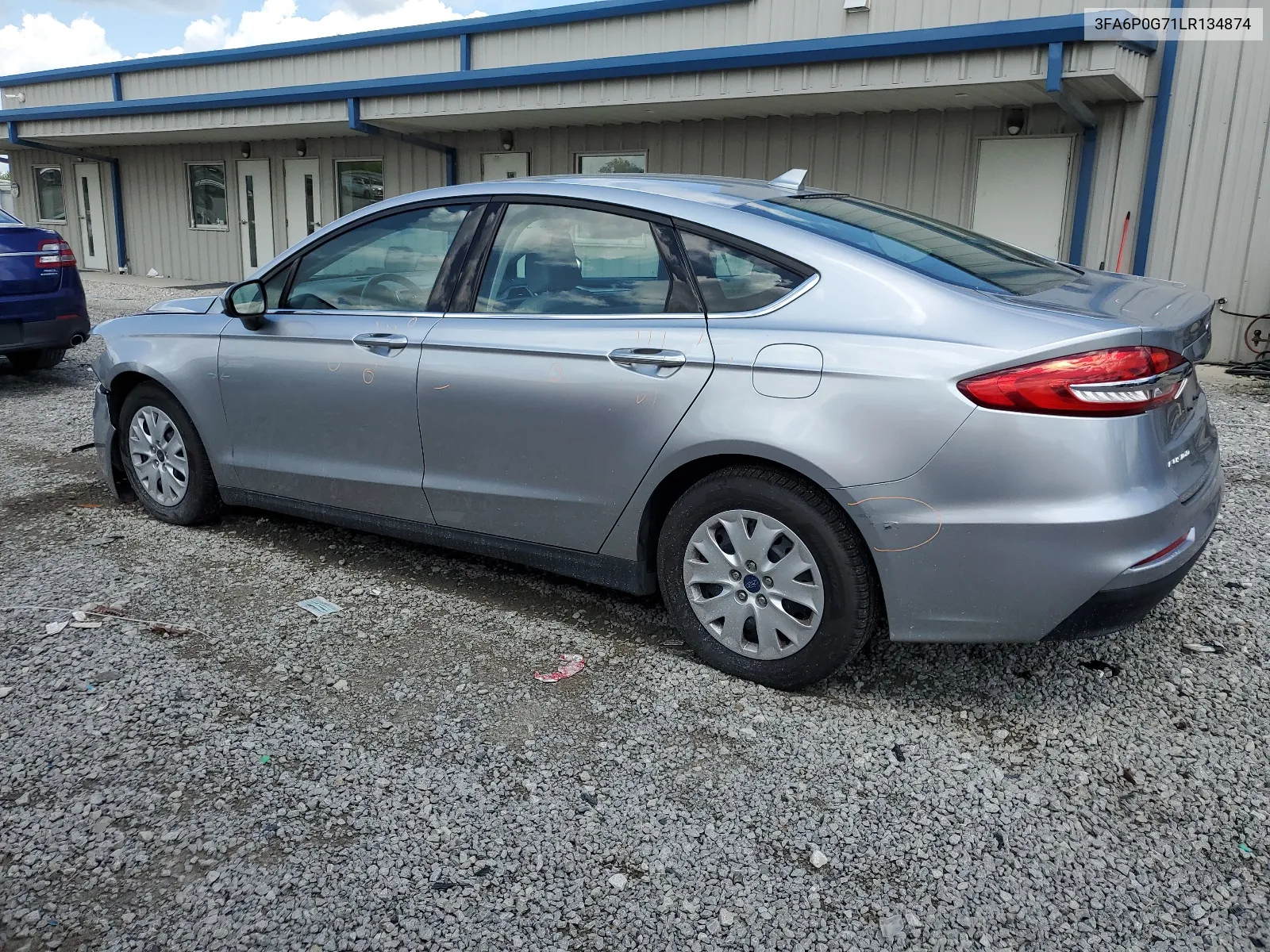 2020 Ford Fusion S VIN: 3FA6P0G71LR134874 Lot: 65989944