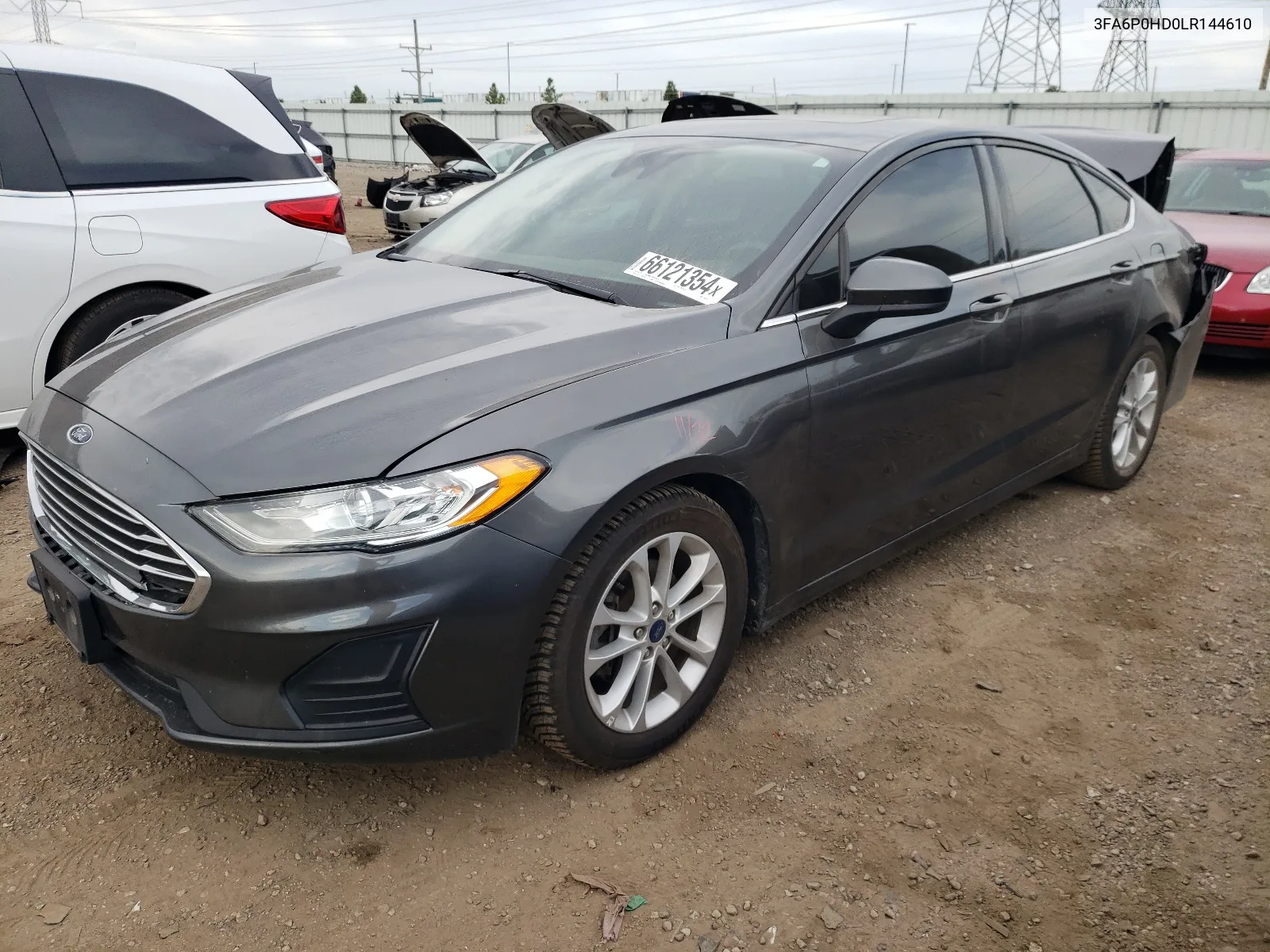 3FA6P0HD0LR144610 2020 Ford Fusion Se