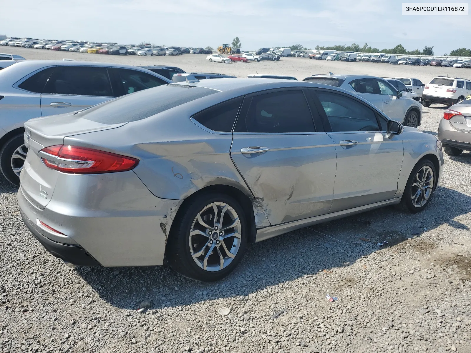 2020 Ford Fusion Sel VIN: 3FA6P0CD1LR116872 Lot: 66665734