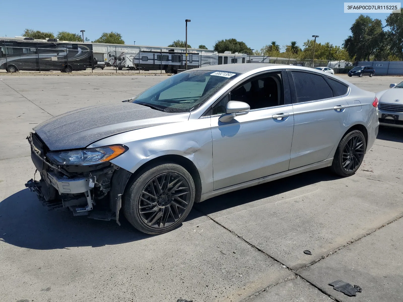 2020 Ford Fusion Sel VIN: 3FA6P0CD7LR115225 Lot: 66821384