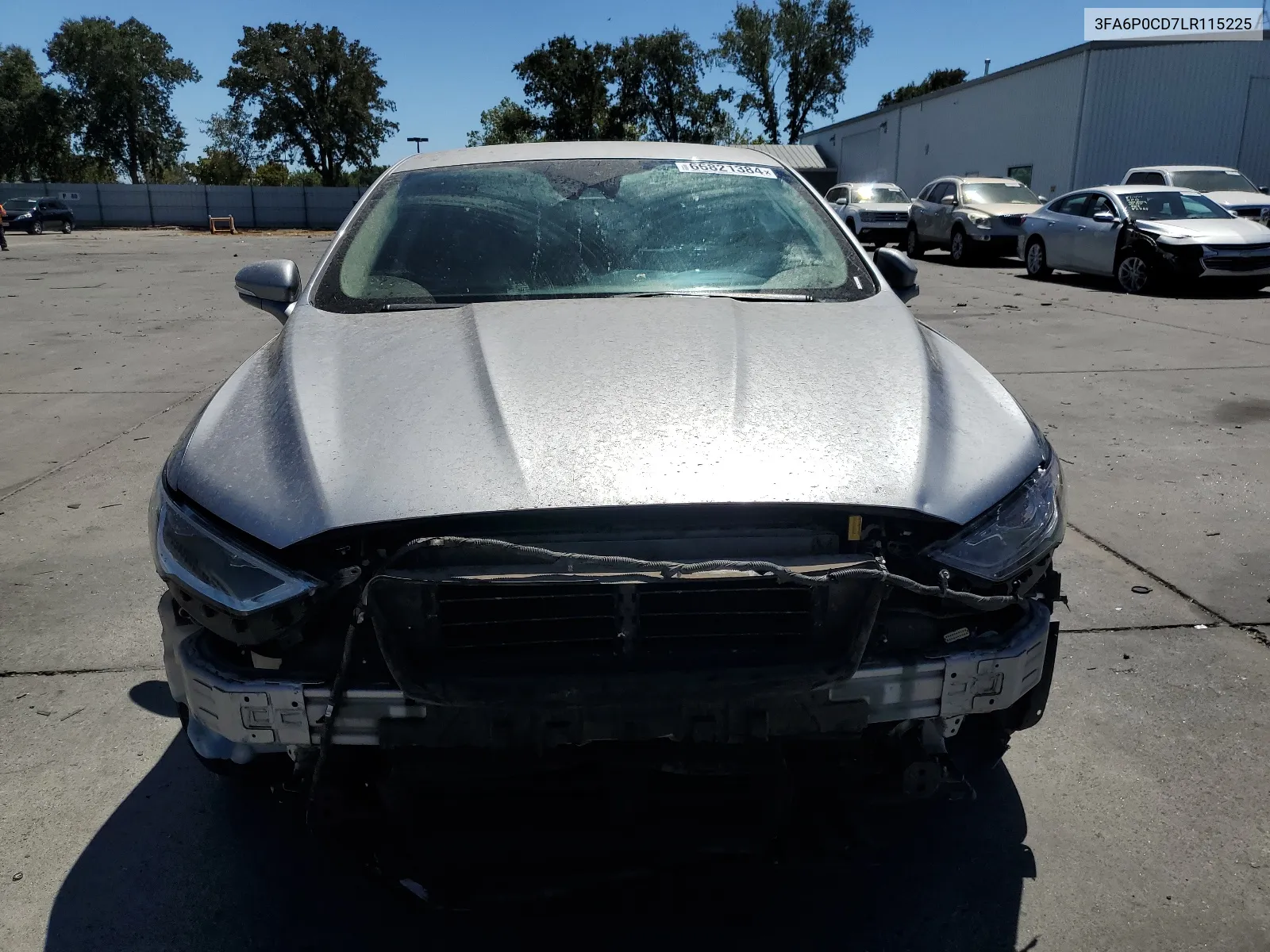 2020 Ford Fusion Sel VIN: 3FA6P0CD7LR115225 Lot: 66821384