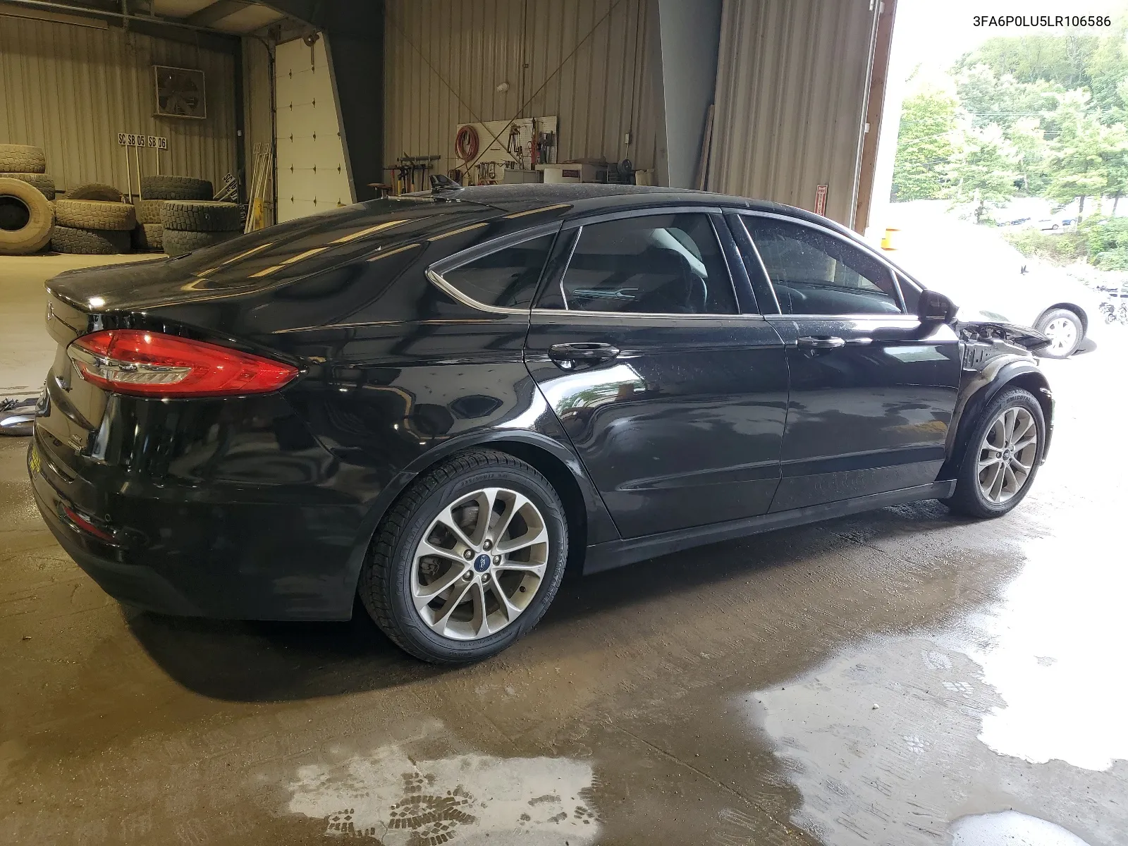 2020 Ford Fusion Se VIN: 3FA6P0LU5LR106586 Lot: 66846824