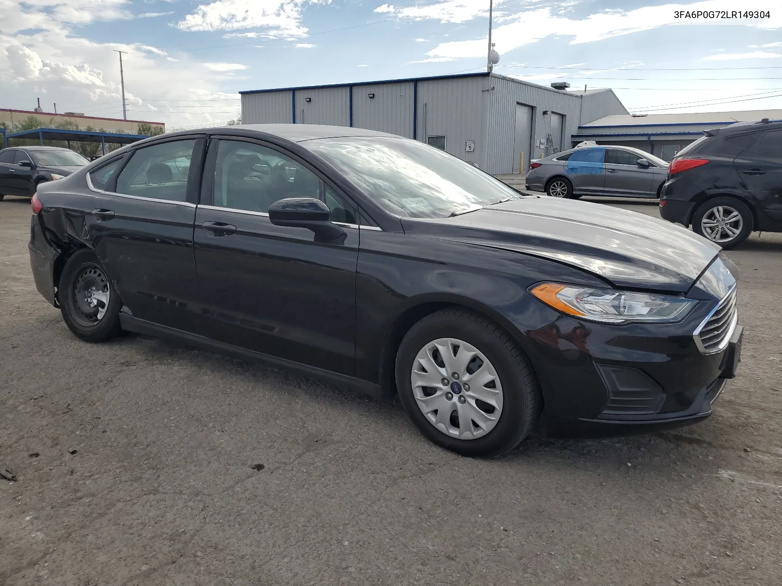 2020 Ford Fusion S VIN: 3FA6P0G72LR149304 Lot: 66928424